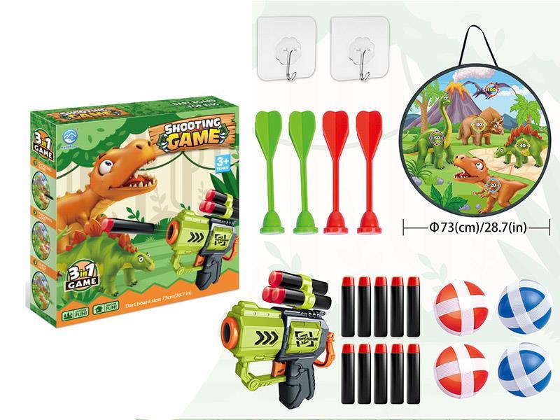 Dinosaur circular target