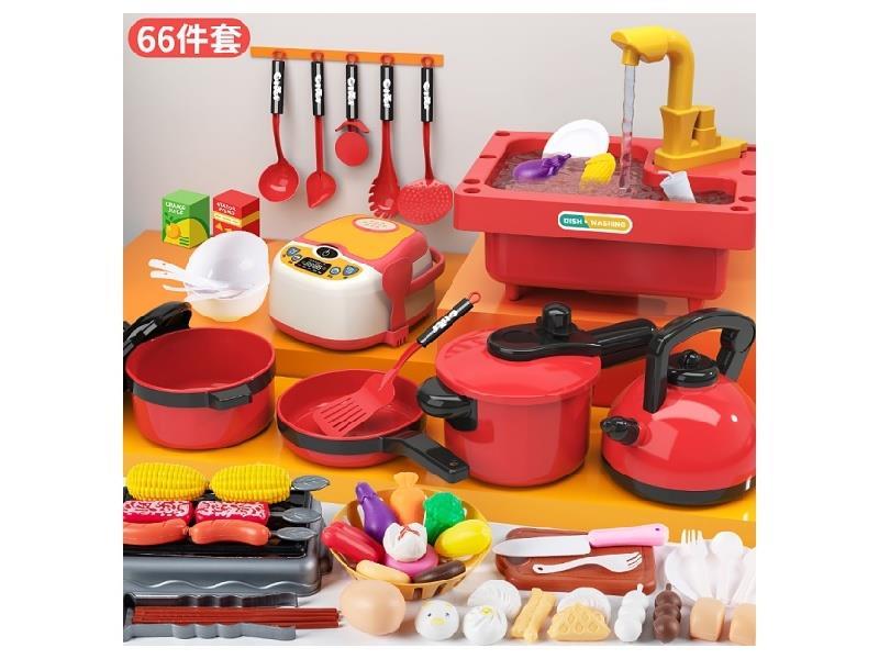 A 66-Piece Set Of Dishwasher, Kitchenware And Rice Cooker