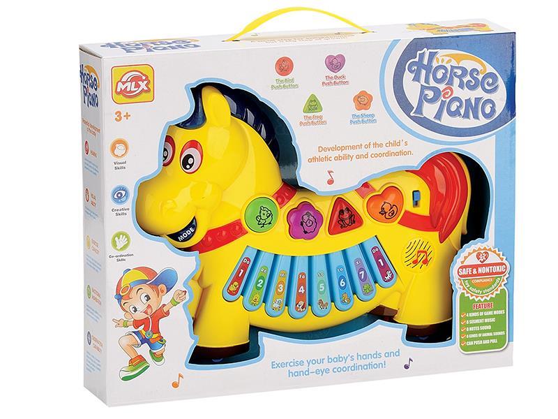 Cartoon Horse Piano