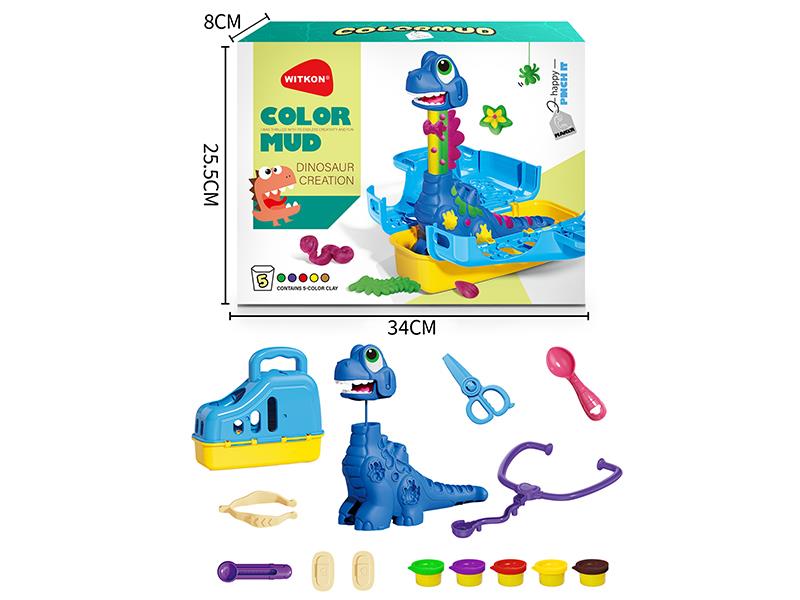 Color Clay Dinosaur Creation Toy