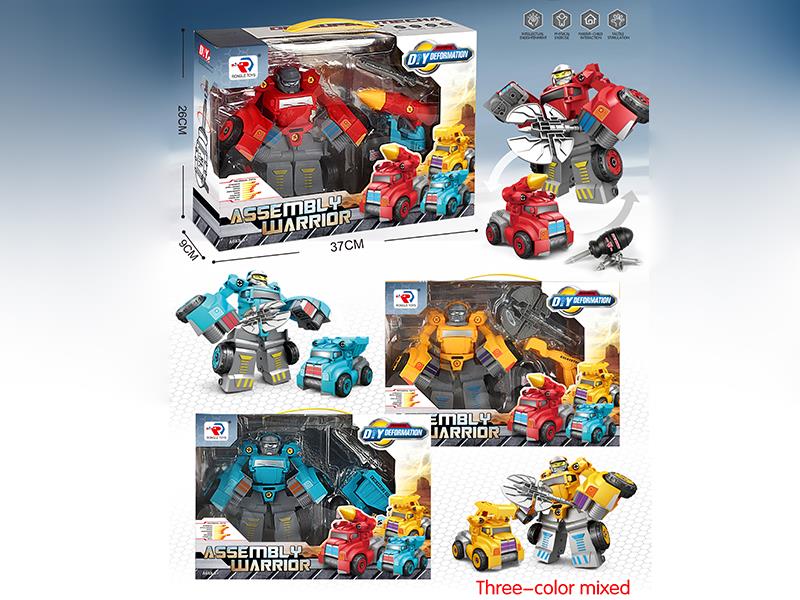 DIY Assembly Deformation Car Robot