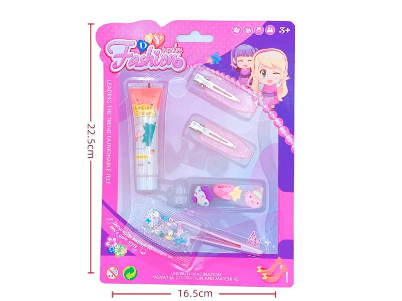 DIY Cream Glue Sticker Decorations Set