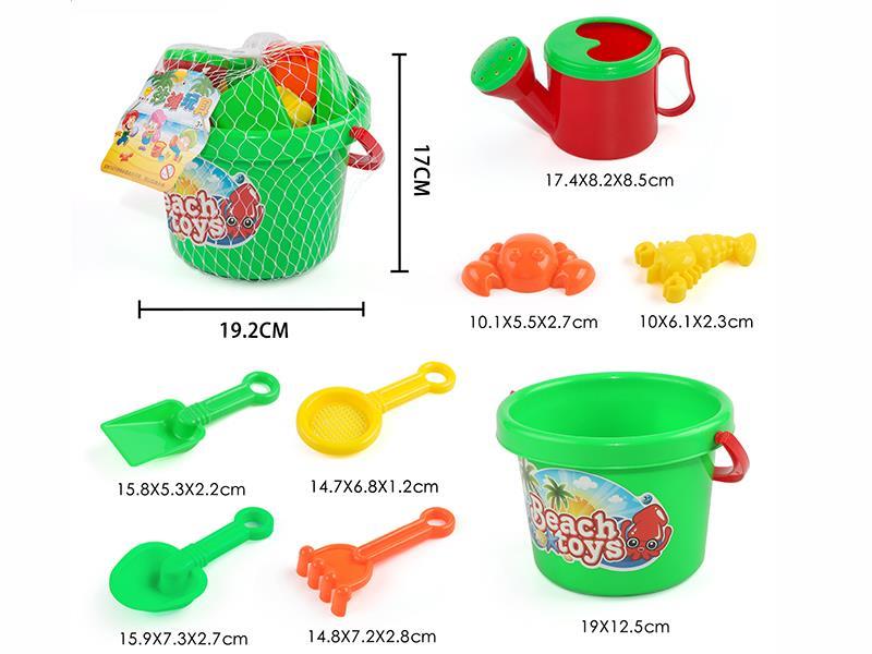 Sand Bucket Set  8pcs