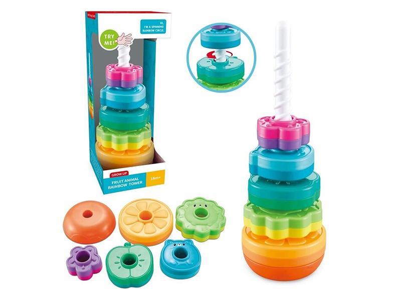 Fruit Animal Rainbow Tower