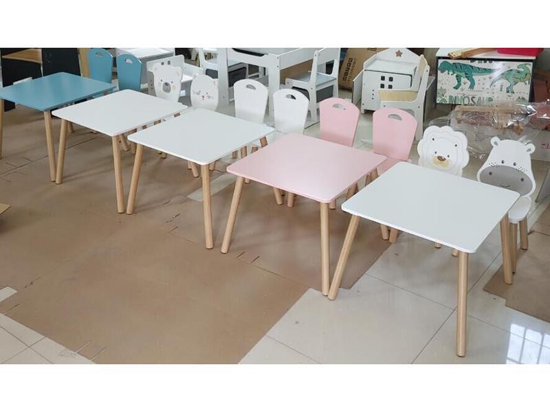 Kids 1 Table And  2chairs(Chair With Printing)