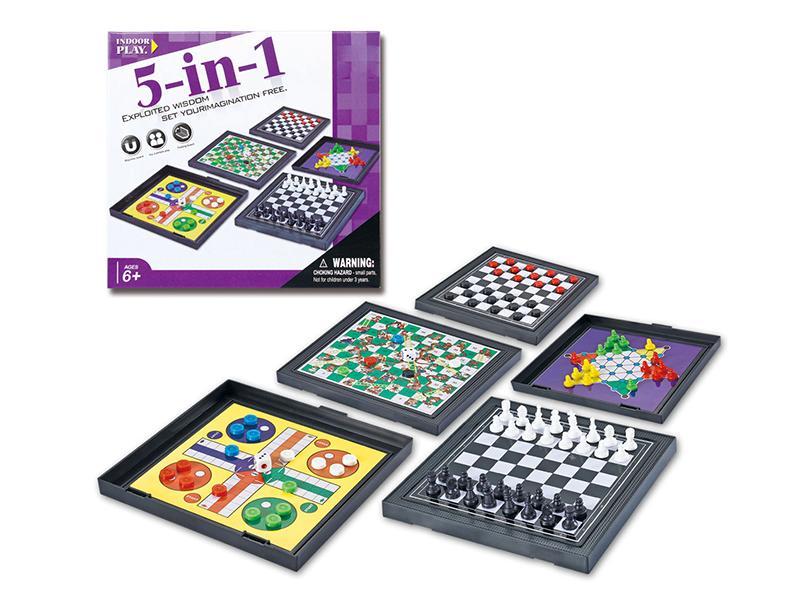 5 in 1 chessboard