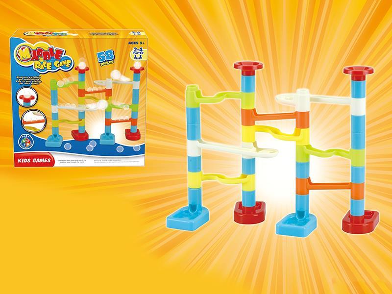 Track Roll Ball Building Blocks 58pcs