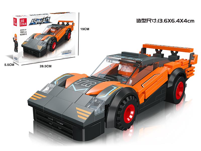 TR2077 Car Model Building Blocks 182PCS