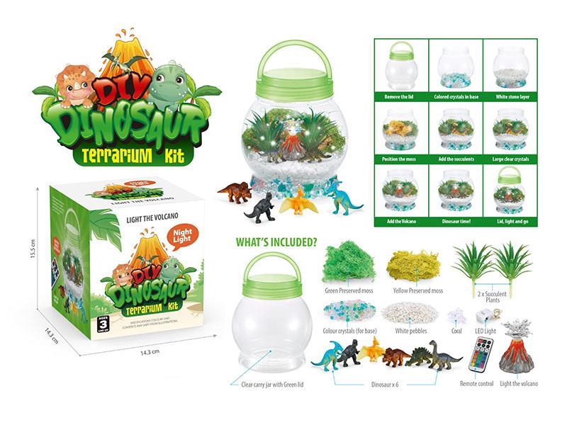 DIY Dinosaur Micro-Landscape Night Lights