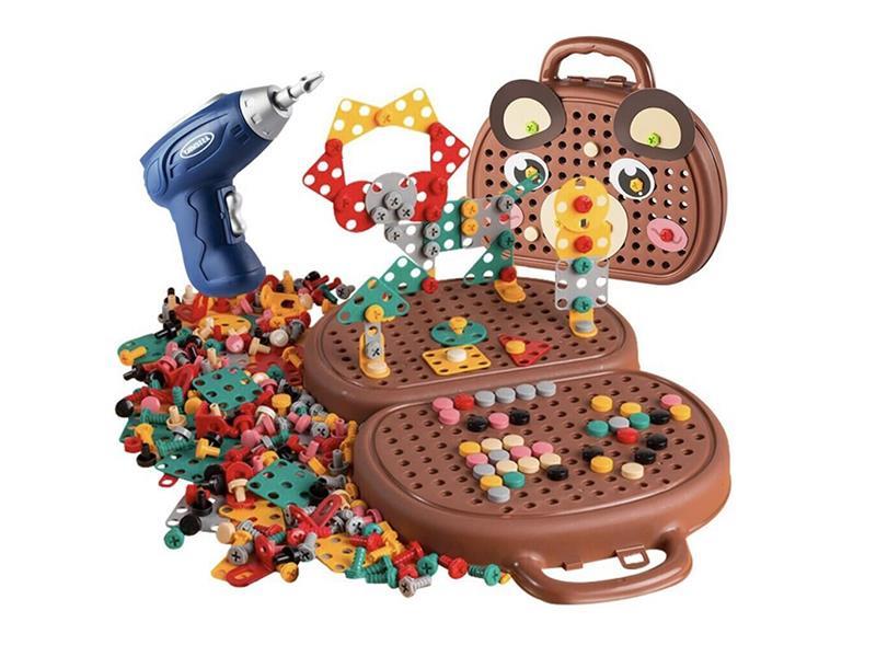 Screws Electric Drill DIY Assembly Toys