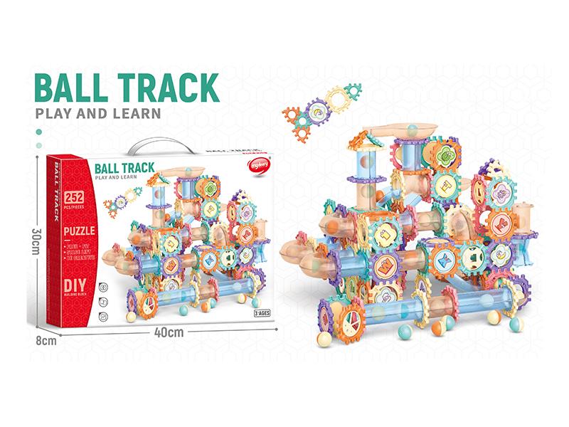 DIY Rolling Ball Track Building Blocks  252pcs