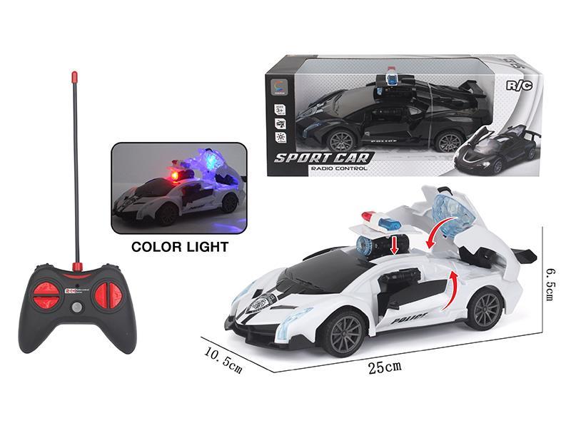 R/C Lamborghini One Touch Missile Vehicle(Police Car)