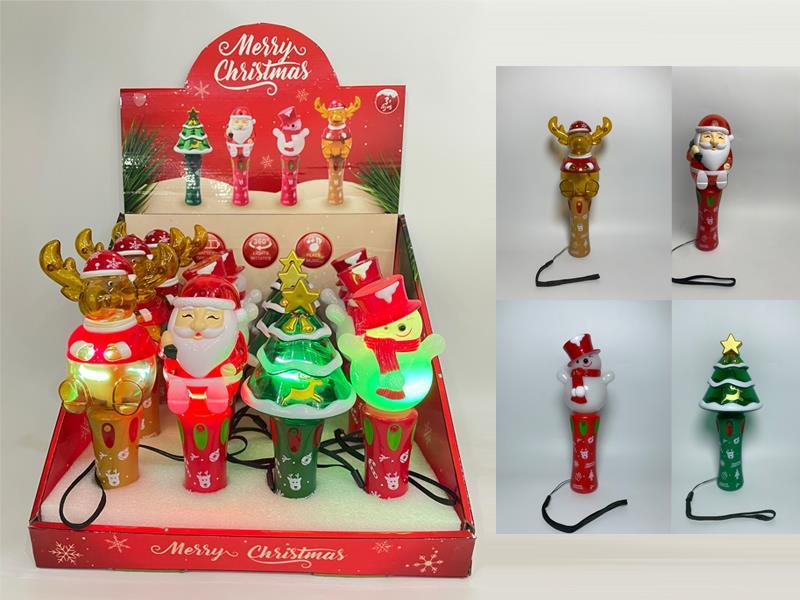 12PCS Christmas 6 Light Swivel Club