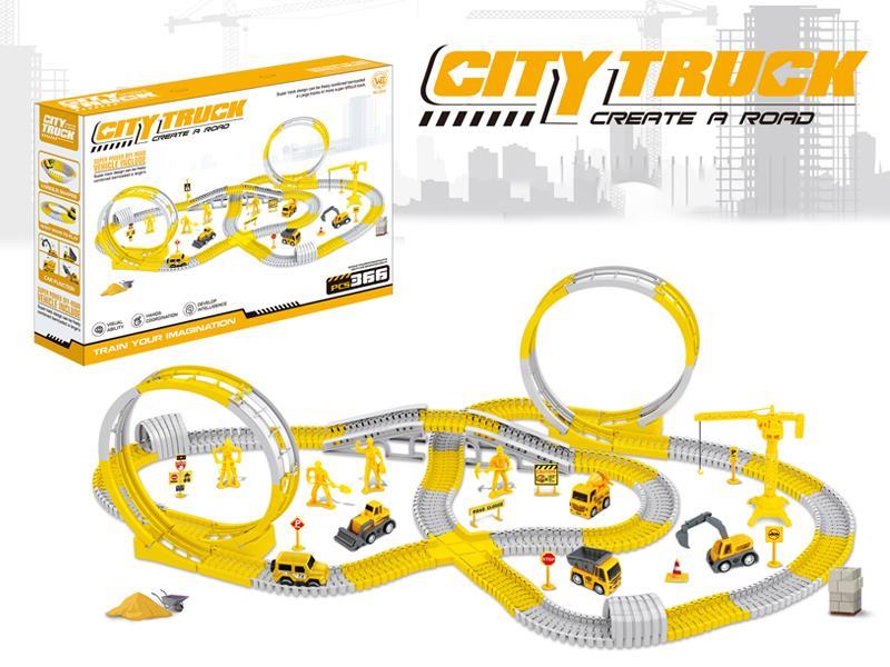 B/O Extreme Speed Engineering Rail Car 366PCS