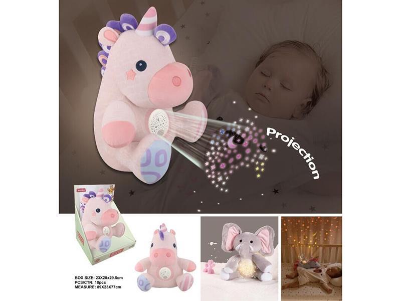 Baby Comfort Plush Projection Toy
