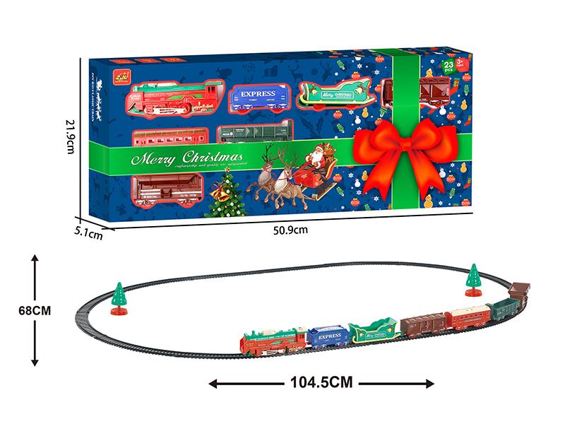 Christmas B/O Rail Train(With Lights)