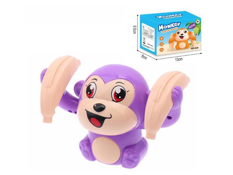 Electric Tipping Monkey With Light And Music