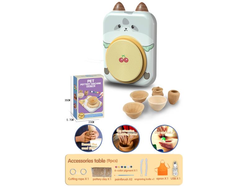 Pet Pottery Machine. -Goat
