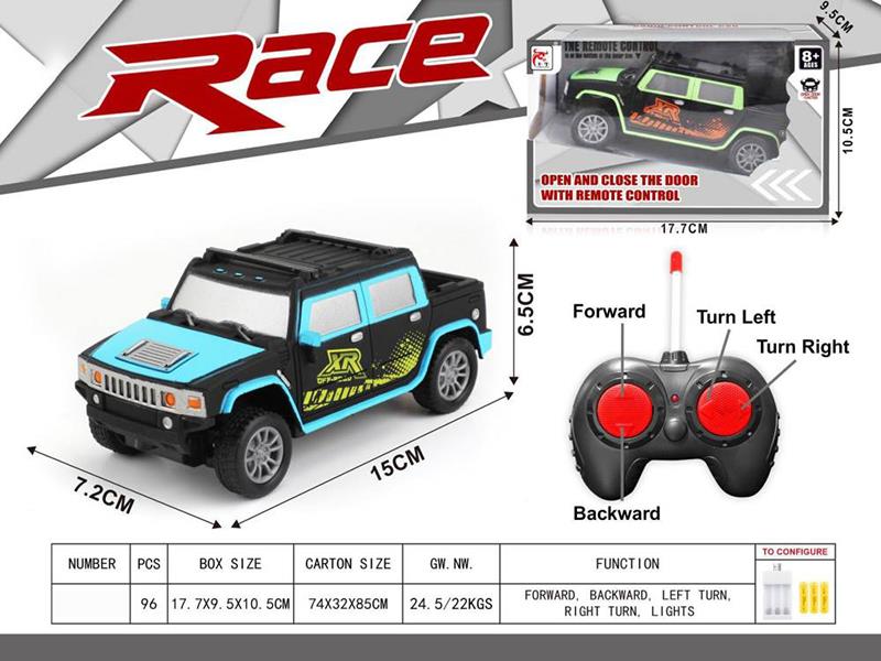 4-Channel Remote Control Hummer Off-Road Vehicle(Not Including Batteries)