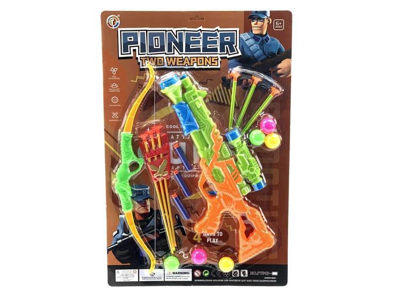 Bow And Arrow Gun Toy Set