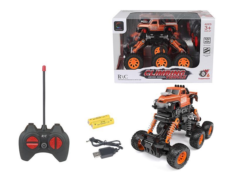 R/C Four Way Six Wheel Off-Road Pickup Truck