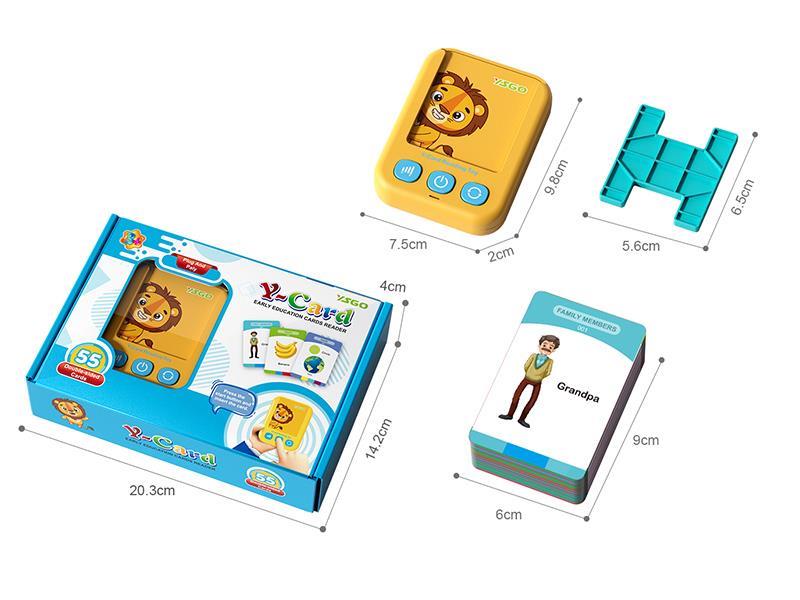 English Lion Card Learning Machine(With 55 Cards)