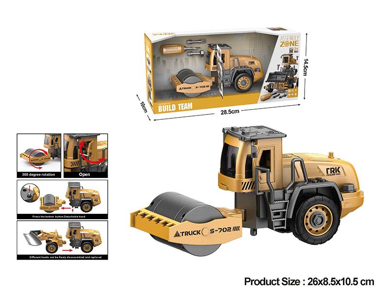 DIY Assembly Friction Road Roller