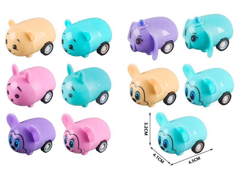 Pull Back Animals Car