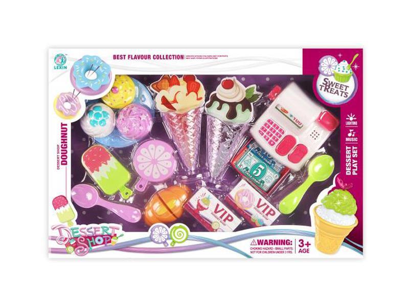 Ice Cream Machine With Stackable Cake With Light And Music