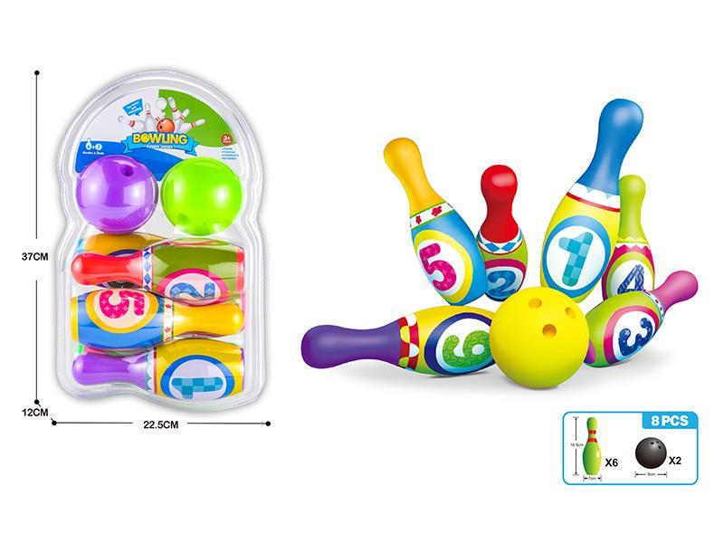 Cartoon Number Bowling Toys