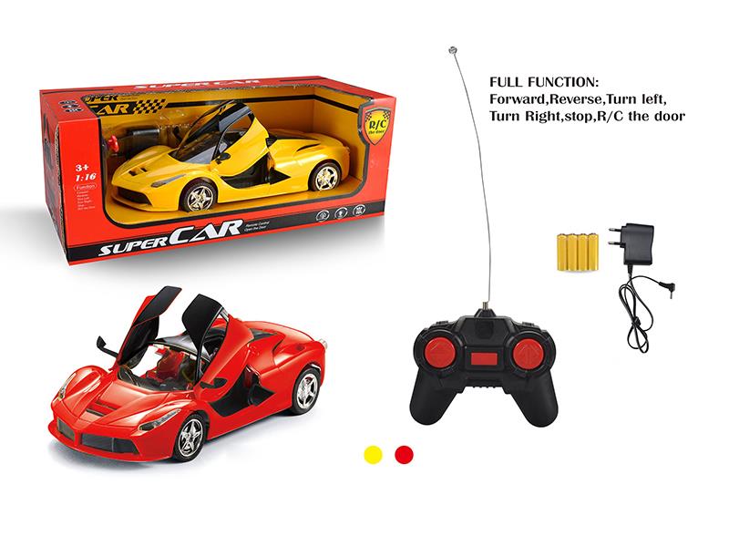 1:16 Ferrari 5-Channel Automatic Open Door Remote Control Car(With Charger, Batteries)