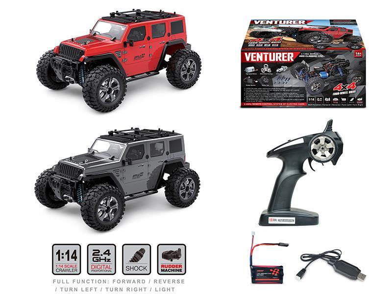 1:14 2.4G Remote Control 4WD High-Speed Model Car