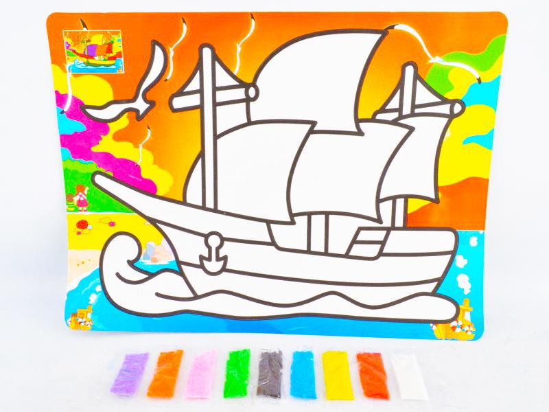 Children Sand Painting