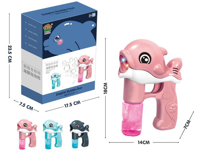 Dolphin Bubble Gun With Light And Music