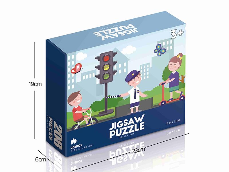 208pcs Jigsaw Puzzle - Police Kid