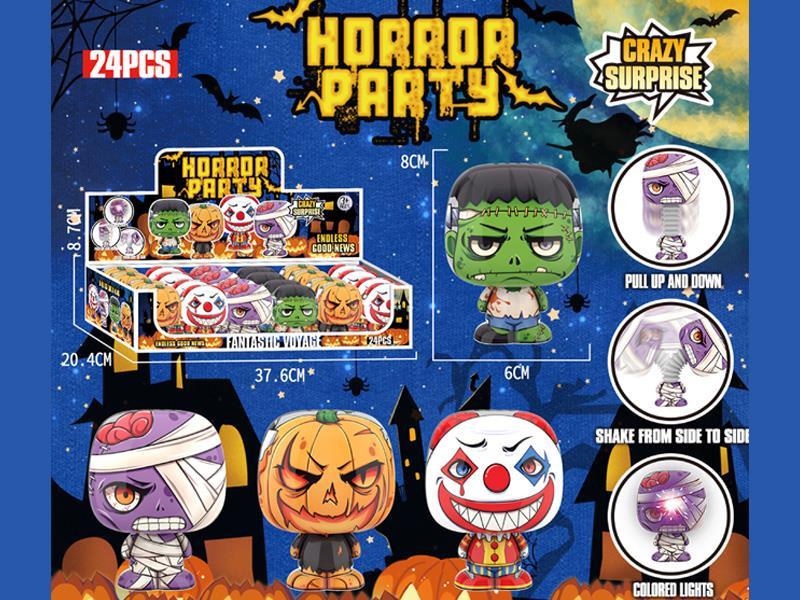 24PCS  Halloween Decompression Telescopic Tube