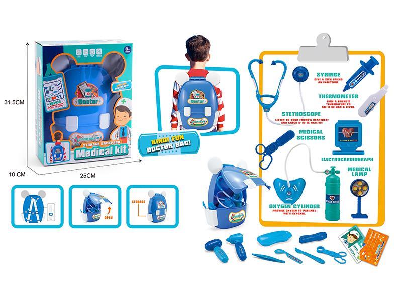 Boy Doctor Toy Backpack