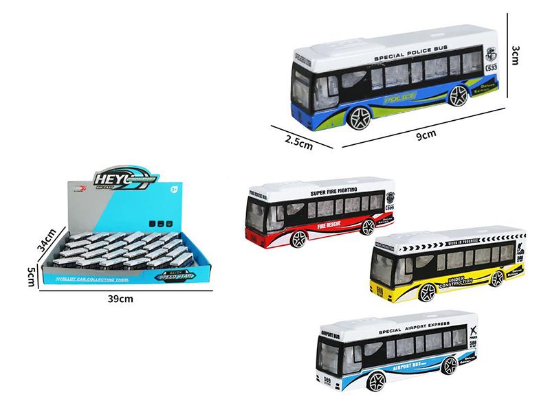 Slide Alloy Buses 24pcs