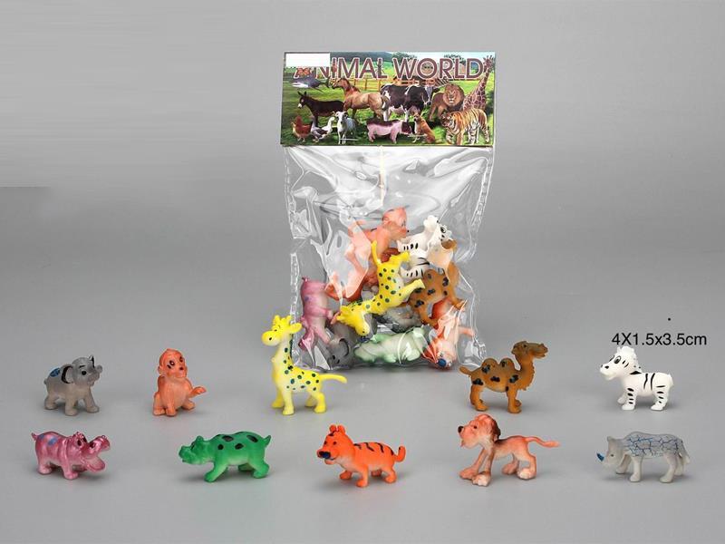 PVC Solid Cartoon Animal