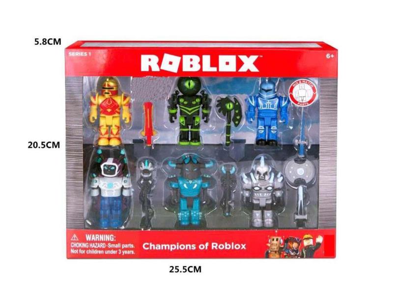 A 7.7Cm Virtual World Roblox Figurine With 6 Weapons, Each Containing 168 Pcs