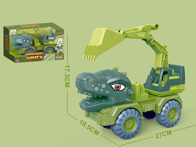 Middle Size Slide Dinosaur Engineering Truck