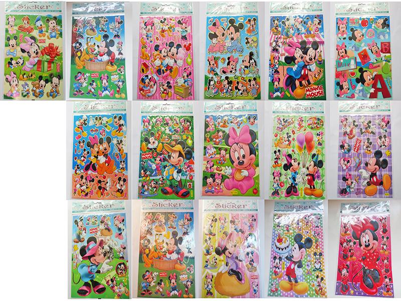 DIY Mickey Minnie Stickers