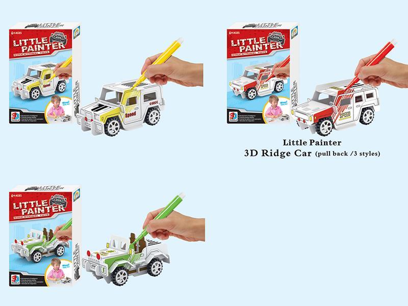 DIY Painting Pull Back 3D Jeep