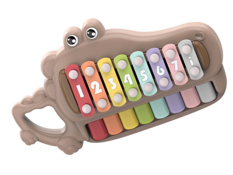 Multifunctional Crocodile Xylophone With Light And Music