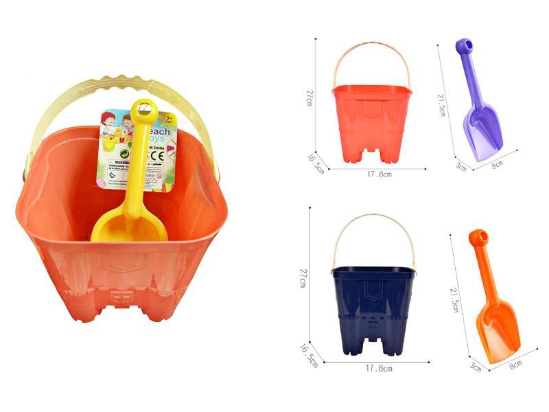 2PCS Square Bucket Toy