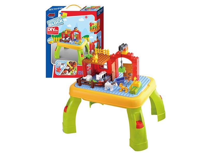 Happy Farm Building Blocks Table 42pcs