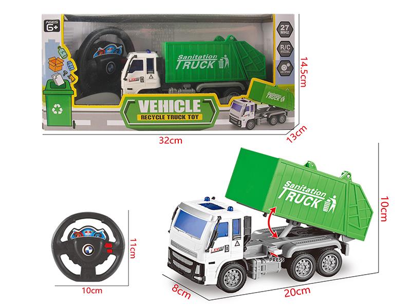 2-Channel Remote Control Sanitation Transport Vehicle