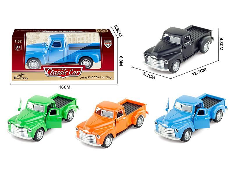 1:32 Chevrolet Pickup Truck Alloy Pull Back Car