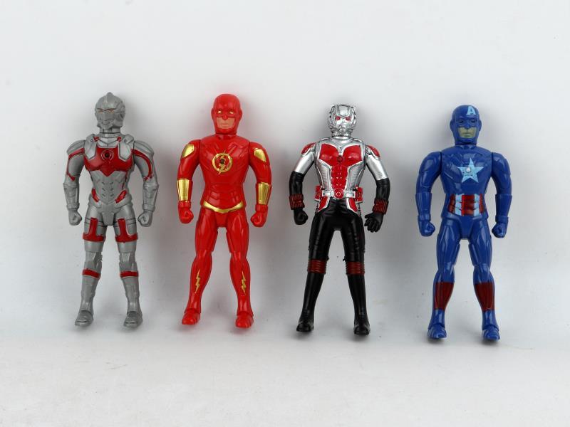 4Pcs Heroes Toy With Light