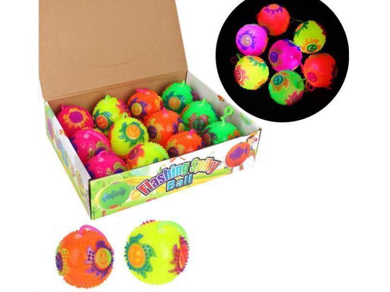 7.5Cm Glowing Smiley Ball